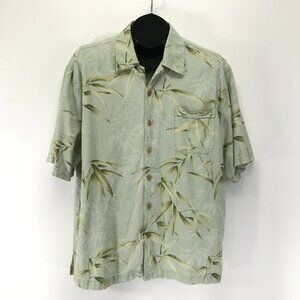 Jamaica Jaxx Button Up Silk Hawaiian Shirt Men's XL Short Sleeve Summer Casual